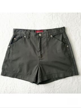 Palmetto's Vintage Army Green High Waisted Boho Festival Shorts, Size 9